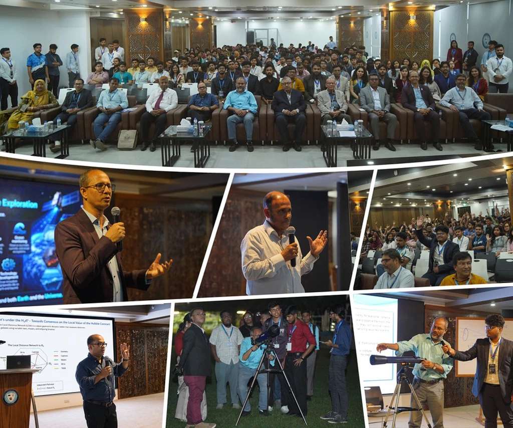 AIUB Astronomy and Space Science Club Conducts a Day-Long Workshop on Astronomy, Cosmology and Telescope Engineering