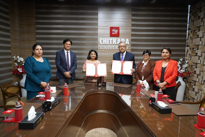 AIUB signed MoU with Chitkara University Rajpura, Chandigarh, Punjab