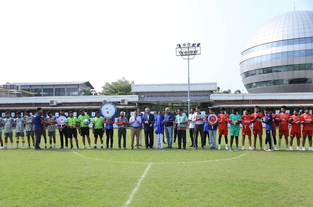 AIUB Inter College Football Championship 2026 Kicks Off with Grand Inauguration