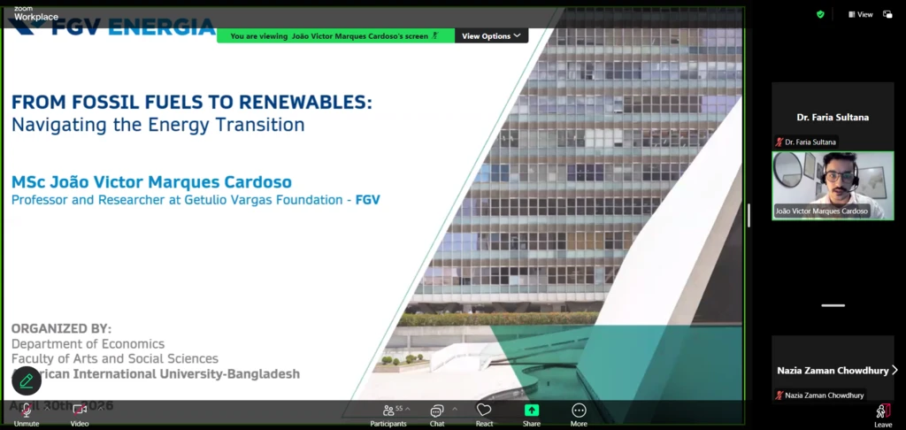 Webinar on From Fossil Fuels to Renewables: Navigating the Energy Transition