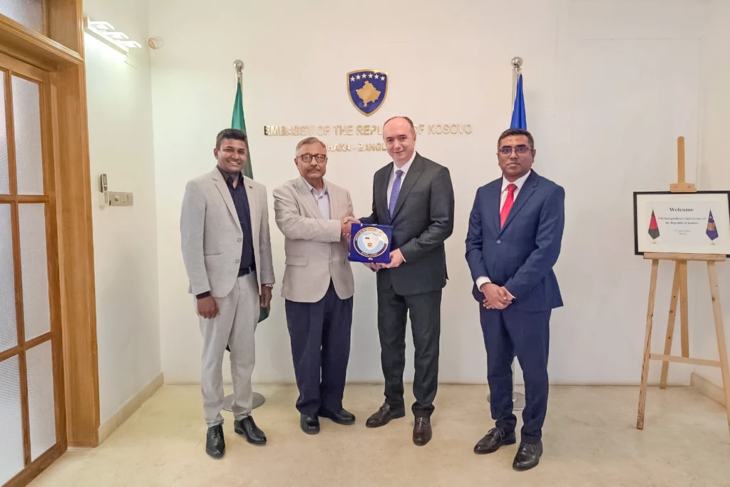AIUB Delegation Calls on Kosovo Ambassador