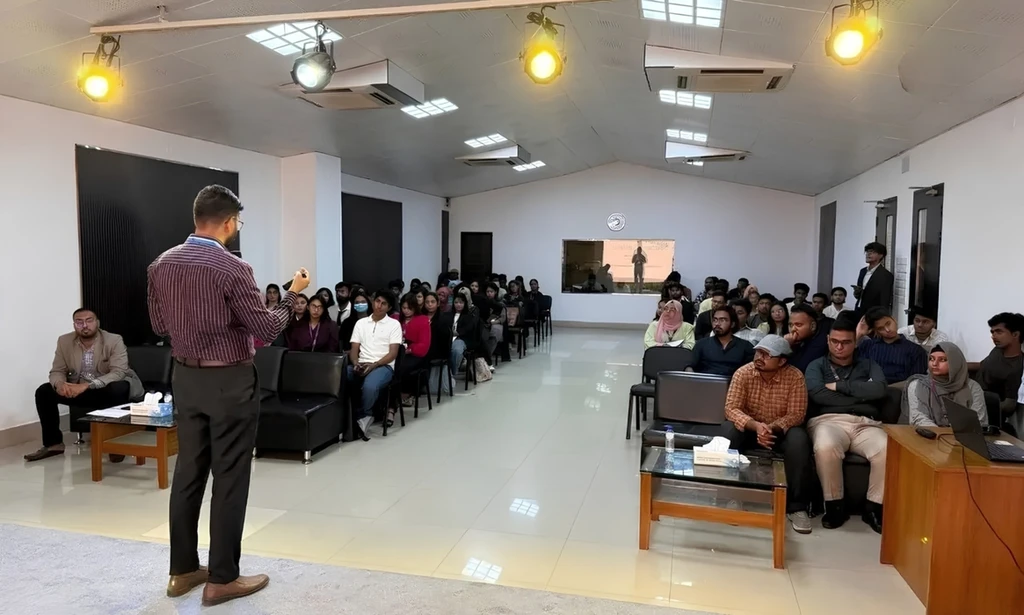 AIUB Law & Mooting Society Organized an Academic Session on Beginner’s Guide to Mooting