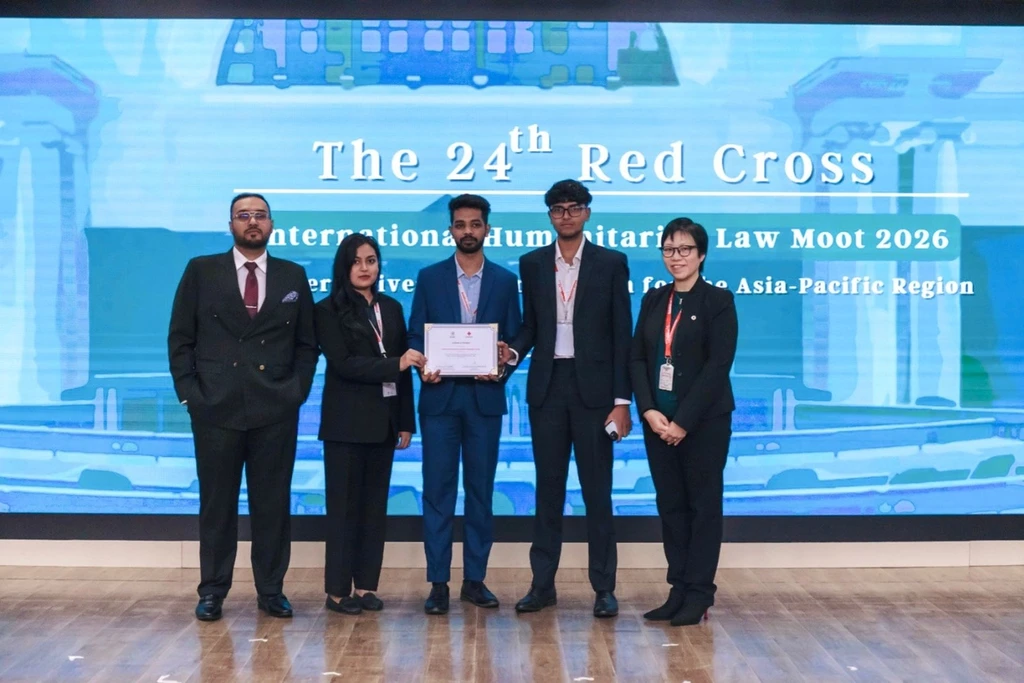 Team AIUB Represents Bangladesh IHL Moot Asia-Pacific Regional Rounds in Hong Kong 