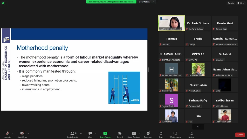 Webinar on “The Motherhood Penalty: Understanding the Problem, Rethinking the Solutions”