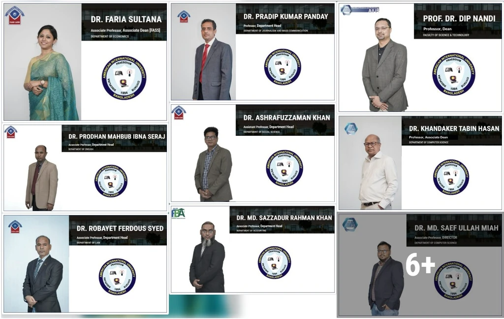 The AIUB Family Congratulates the Following Individuals