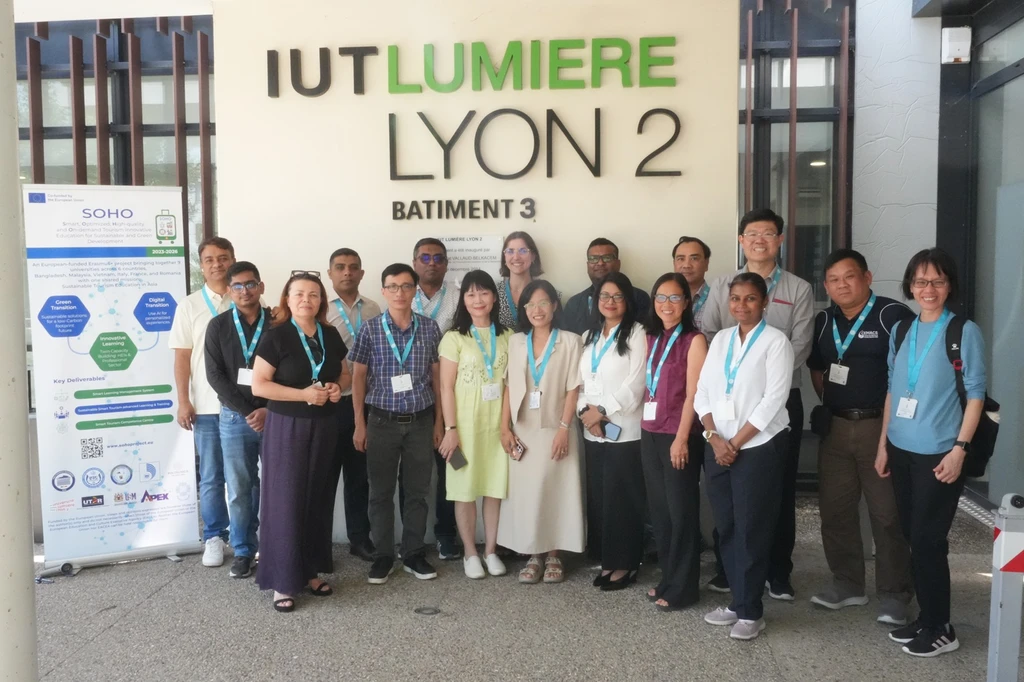 AIUB Delegation Successfully Participates in SOHO Erasmus+ Training Program in Lyon, France